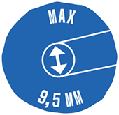 diametermax9,5mm