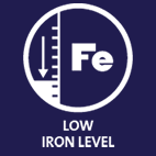 Low iron level WM