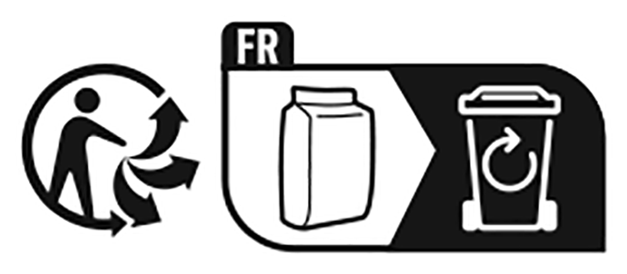 Straw fibre - Packaging label
