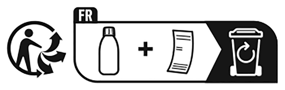 Shampooing 2-in-1 - Packaging label