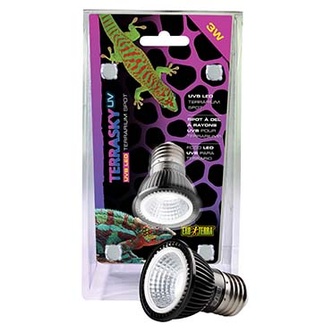 EX TerraSky UV UVB LED spot Zwart - Verpakkingsbeeld