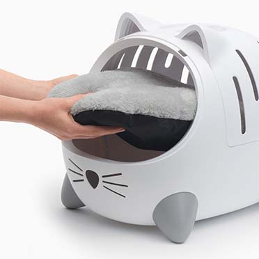 CA Pixi Mio cat bed & carrier Wit - Detail 1