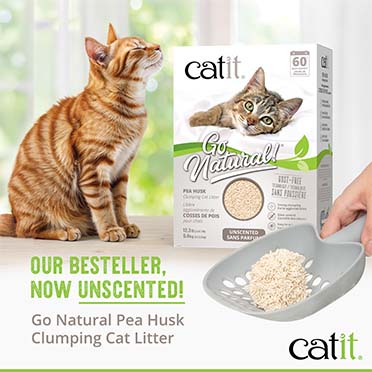 CA Go Natural! erwtenschil kattenbakvulling ongeparfumeerd - Detail 1