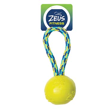ZS K9 Bal Tug Blauw/geel - Detail 1