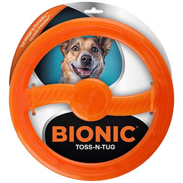 BIONIC Toss-N-Tug Ring Oranje - Verpakkingsbeeld