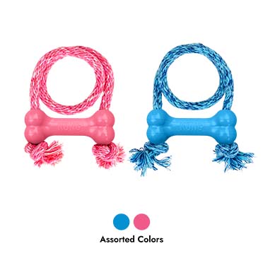 KONG Puppy Goodie Bone Rope Gemengde kleuren - Detail 2