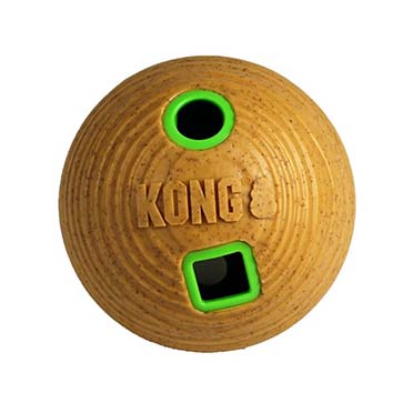 Kong bamboo feeder ball bruin - Product shot
