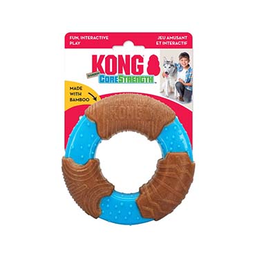 KONG CoreStrength Bamboo Ring bruin/blauw - Verpakkingsbeeld