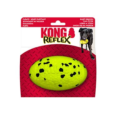 KONG Reflex Football Geel - Verpakkingsbeeld
