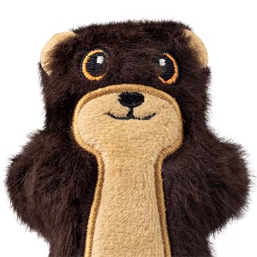 KONG Snuzzles Mini Otter Zwart/beige - Detail 1
