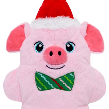 KONG Holiday Snuzzles Pig Rosa - Detail 3