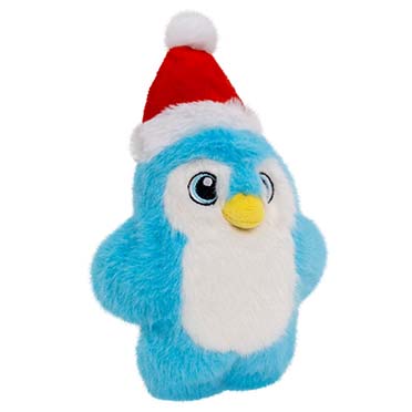KONG Holiday Snuzzles Santa Penguin Blauw/wit - Detail 2