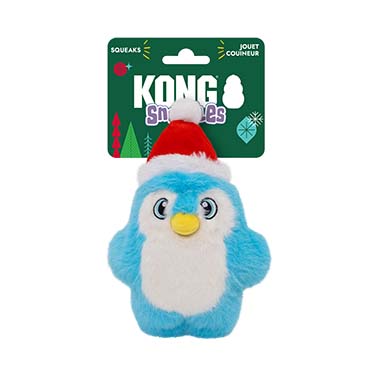 KONG Holiday Snuzzles Santa Penguin Blauw/wit - Verpakkingsbeeld