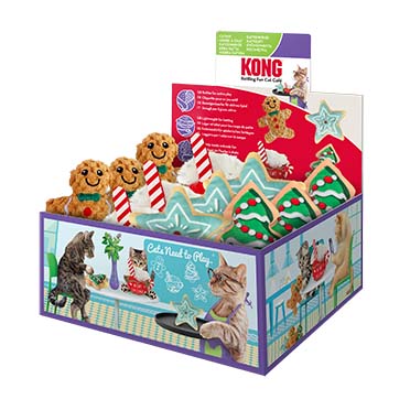 Kong cat holiday scrattles cafe mixed colors - Product shot