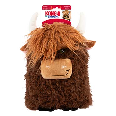 KONG Comfort Jumbo Highland Cow Gemengde kleuren - Verpakkingsbeeld