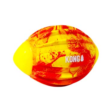 KONG Flexball Sport Football Geel/rood - Detail 2