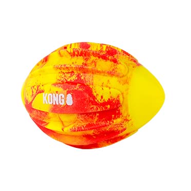 KONG Flexball Sport Football Geel/rood - Detail 3