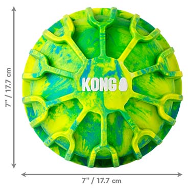 KONG Flexball Sport Ball Groen/geel - Detail 1