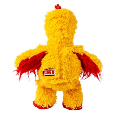 KONG Knots Chicken Geel/rood - Detail 1