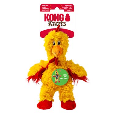 KONG Knots Chicken Geel/rood - Verpakkingsbeeld