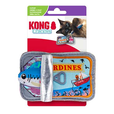 KONG Cat Crackles Sardine Meerkleurig - Verpakkingsbeeld