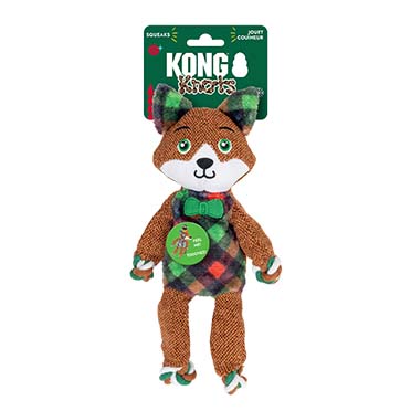 KONG Holiday Floppy Knots Dapper Gemengde kleuren - Verpakkingsbeeld