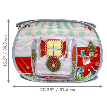 KONG Holiday Cat Play Spaces Camper Multicolor - Detail 1