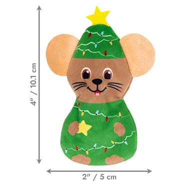 KONG Holiday Cat Refillables Mouse Multicolor - Detail 2