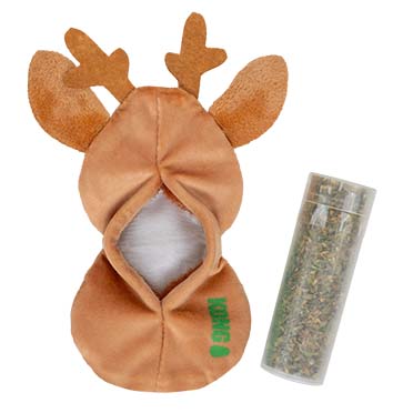 KONG Holiday Cat Refillables Reindeer Bruin - Detail 1