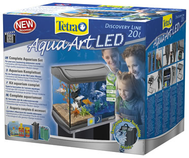 Aquarium Aqua-Art LED shrimp Antraciet - Product shot