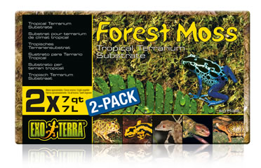 EX FOREST MOSS TROP. TERRARIUM SUBSTR. 2-PACK - Product shot