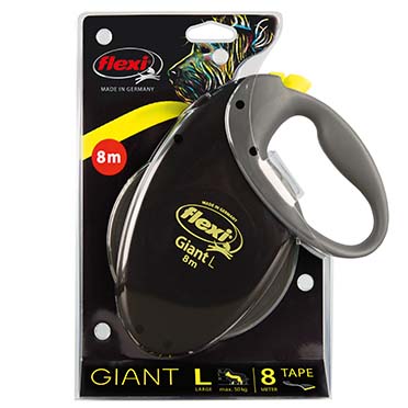 Flexi giant neon tape black/neon yellow - Verpakkingsbeeld