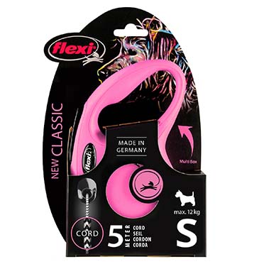 Flexi new classic touw roze - Verpakkingsbeeld