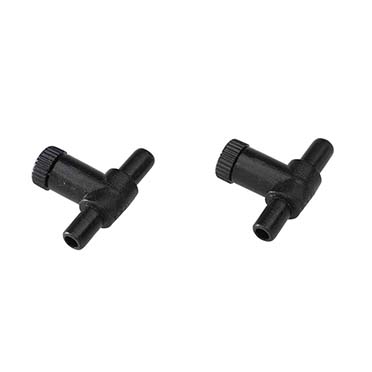 2way plastic gang valve for air tube  2ST - 4/6MM