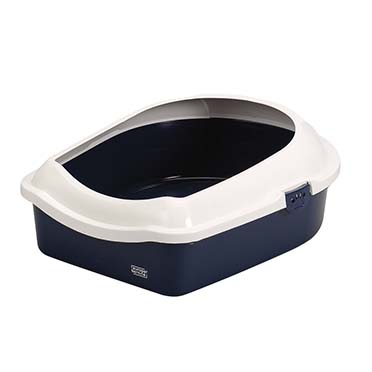 Cat toilet space donkerblauw - <Product shot>