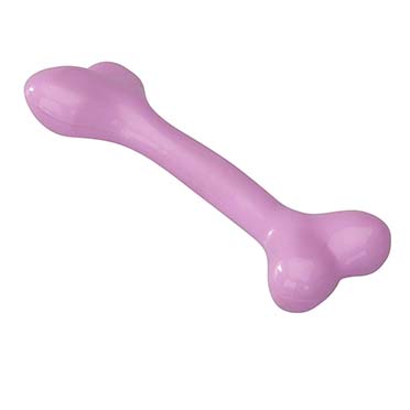 Rubber bone with strawberry flavour pink - <Product shot>