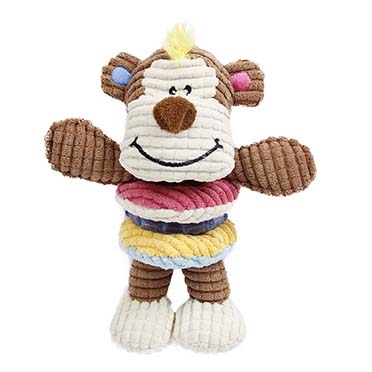 Monkey play squeaker & tpr ring - Product shot