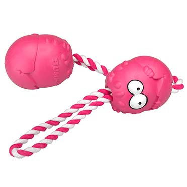 Bumpies with rope strawberry hot Pink XL - >27kg