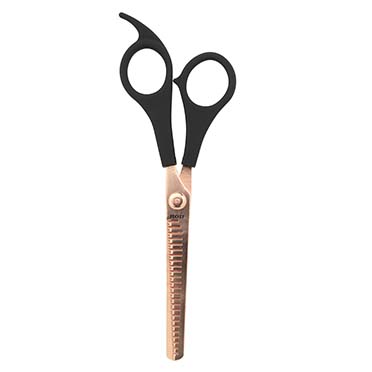 Noir double thinning scissors - Product shot