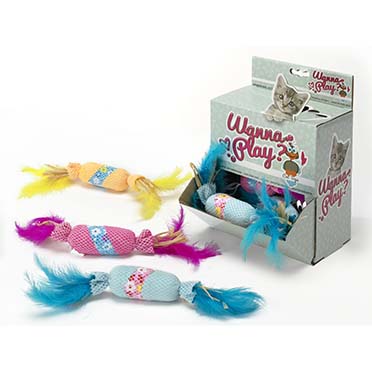 Wanna play candy catnip & rattle - Verpakkingsbeeld