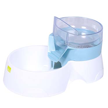 Pet feeder 2in1 blauw - Product shot