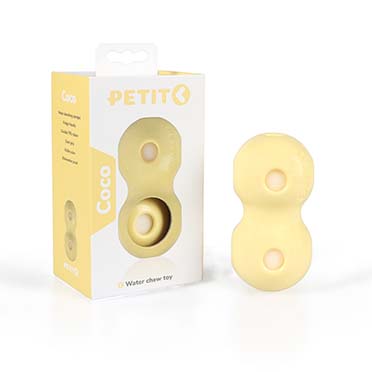 Petit water chew toy coco yellow - Sceneshot