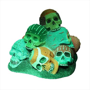 Dia de los muertos skulls pile multicolour - Detail 1