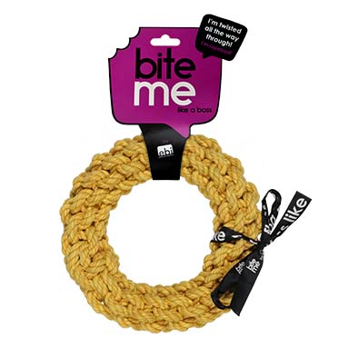 'da-chain' braided ring yellow - Verpakkingsbeeld