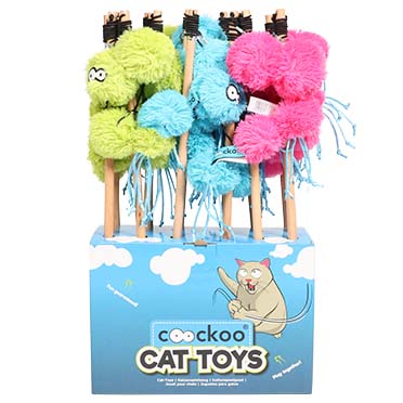 Coockoo tony kattenhengel gemengde kleuren - Verpakkingsbeeld