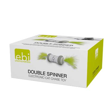 Double spinner blanc/vert - Verpakkingsbeeld