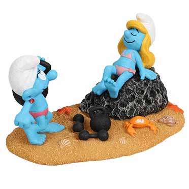 Smurfen Strand Smurfin & Potige Smurf meerkleurig - Detail 2