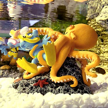 Smurfs underwater octopus multicolour - Sceneshot