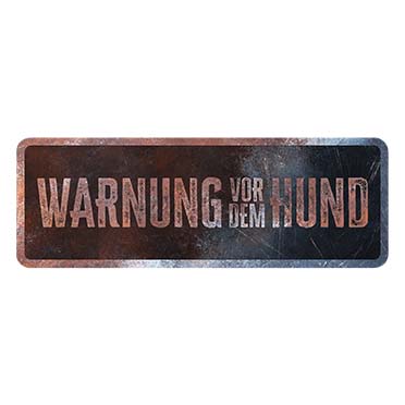 Waarschuwingsbord General 2 Duits meerkleurig - Product shot