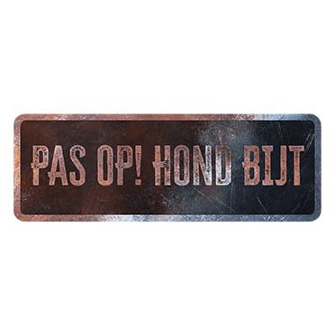 Waarschuwingsbord General 3 Nederlands meerkleurig - Product shot